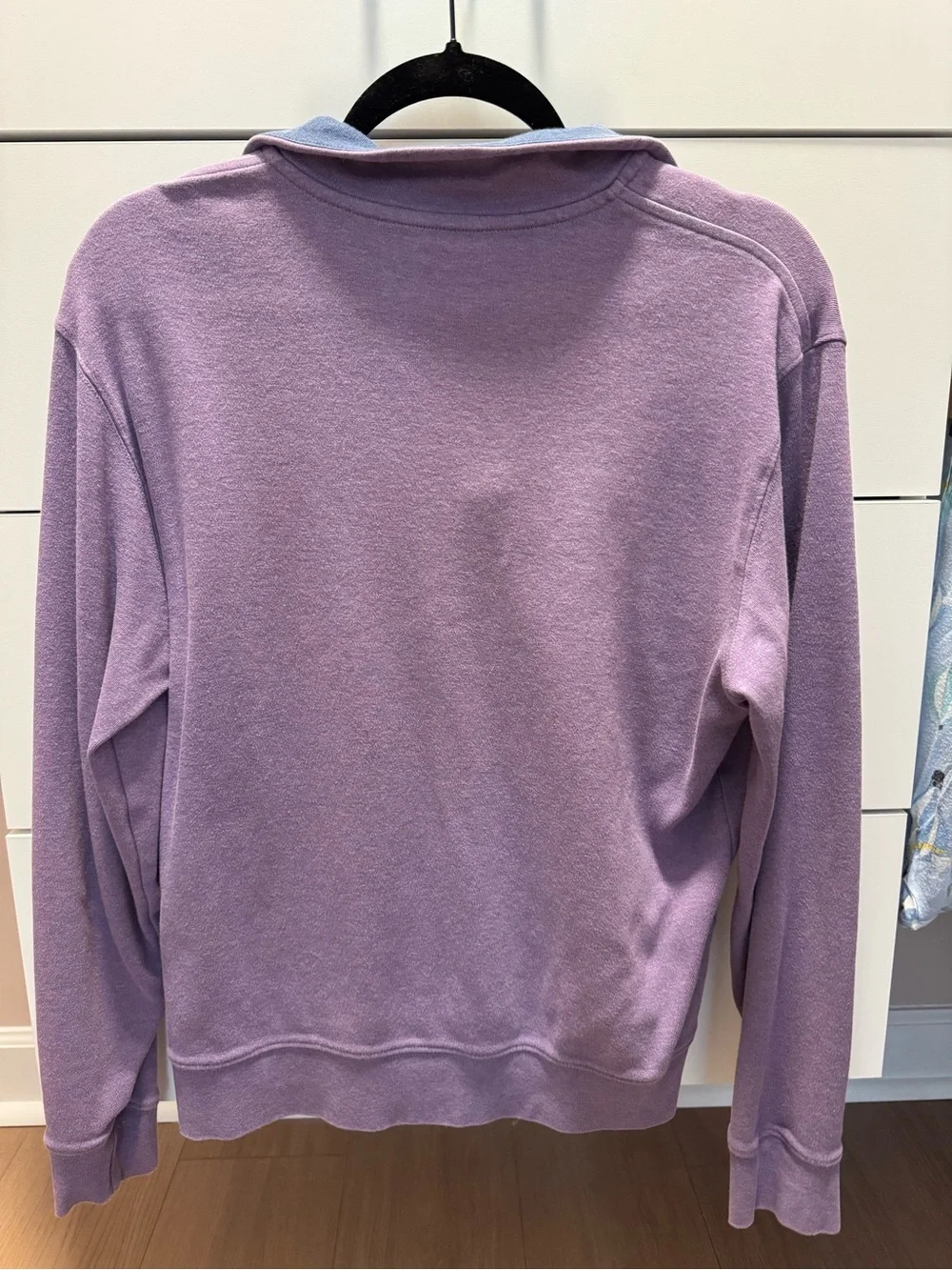 Vineyard Vines Saltwater Quarter-Zip Pullover | Purple | Men’s Size S